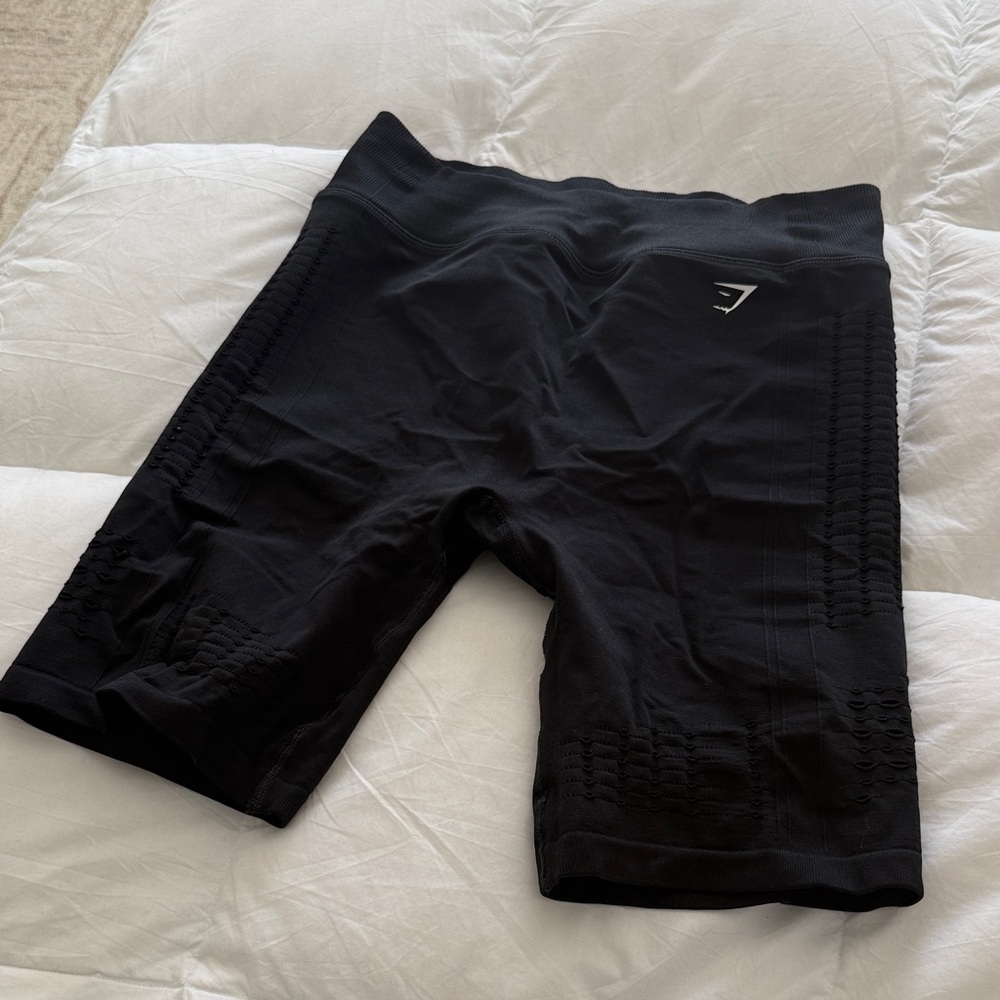 Gymshark Jet Black Performance Shorts